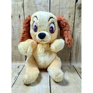Disney Parks Babies Lady 12” Plush Puppy Dog Lady & The Tramp